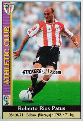 Sticker R. Rios - Las Fichas De La Liga 1999-2000 - Mundicromo