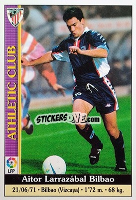 Sticker Larrazabal - Las Fichas De La Liga 1999-2000 n. 135 - Mundicromo