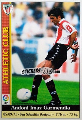 Figurina Imaz - Las Fichas De La Liga 1999-2000 n. 136 - Mundicromo