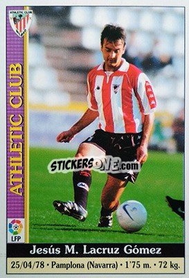 Cromo Lacruz - Las Fichas De La Liga 1999-2000 - Mundicromo