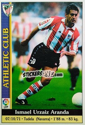 Sticker Urzaiz - Las Fichas De La Liga 1999-2000 - Mundicromo