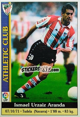 Cromo Urzaiz - Las Fichas De La Liga 1999-2000 - Mundicromo