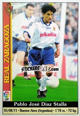 Sticker Pablo - Las Fichas De La Liga 1999-2000 - Mundicromo