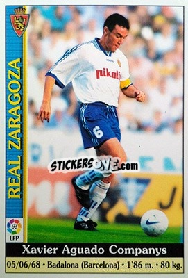 Sticker Aguado - Las Fichas De La Liga 1999-2000 - Mundicromo