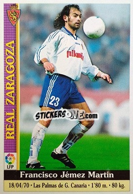 Sticker Paco - Las Fichas De La Liga 1999-2000 - Mundicromo