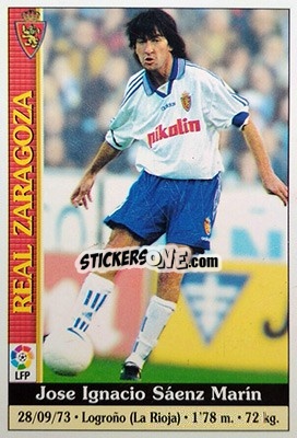 Sticker J. Ignacio - Las Fichas De La Liga 1999-2000 - Mundicromo