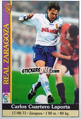 Sticker Cuartero - Las Fichas De La Liga 1999-2000 - Mundicromo