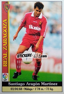 Sticker Aragón - Las Fichas De La Liga 1999-2000 - Mundicromo