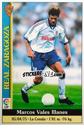 Sticker M. Váles - Las Fichas De La Liga 1999-2000 - Mundicromo