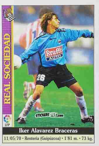 Figurina Iker Alv. - Las Fichas De La Liga 1999-2000 n. 166 - Mundicromo