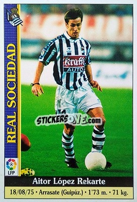 Cromo L.Rekarte - Las Fichas De La Liga 1999-2000 - Mundicromo