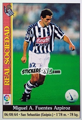 Figurina Fuentes - Las Fichas De La Liga 1999-2000 n. 168 - Mundicromo