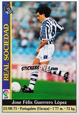 Cromo JFGuerrero - Las Fichas De La Liga 1999-2000 - Mundicromo