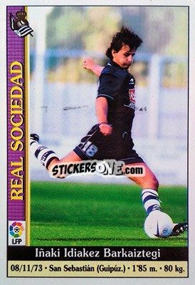 Sticker Idiakez - Las Fichas De La Liga 1999-2000 - Mundicromo