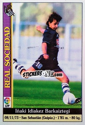 Cromo Idiakez - Las Fichas De La Liga 1999-2000 - Mundicromo