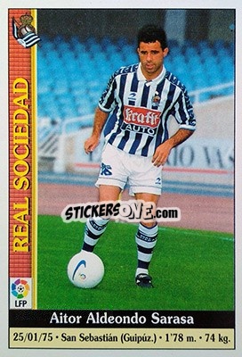 Cromo Aldeondo - Las Fichas De La Liga 1999-2000 - Mundicromo