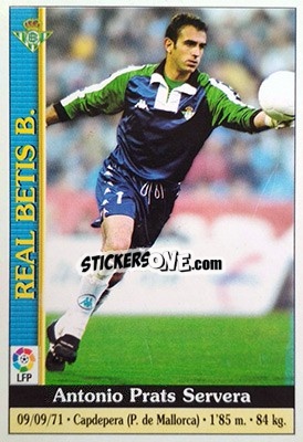 Sticker Prats - Las Fichas De La Liga 1999-2000 - Mundicromo