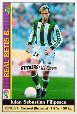 Sticker Filipescu - Las Fichas De La Liga 1999-2000 - Mundicromo