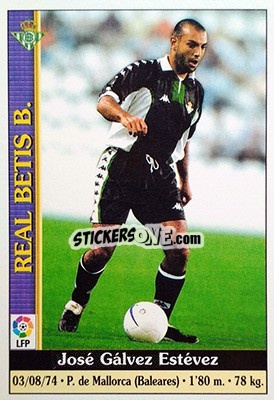 Sticker Gálvez - Las Fichas De La Liga 1999-2000 n. 189 - Mundicromo