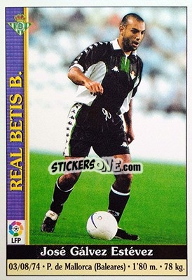 Sticker Gálvez - Las Fichas De La Liga 1999-2000 - Mundicromo