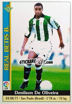 Cromo Denilson - Las Fichas De La Liga 1999-2000 - Mundicromo