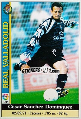 Cromo Cesar - Las Fichas De La Liga 1999-2000 - Mundicromo