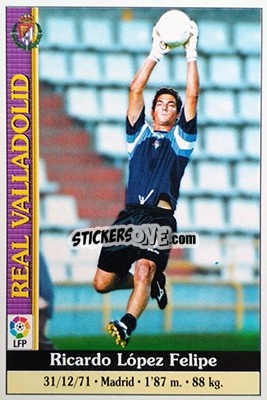 Cromo Ricardo - Las Fichas De La Liga 1999-2000 - Mundicromo