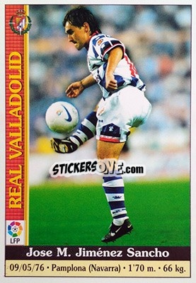 Figurina Chema - Las Fichas De La Liga 1999-2000 - Mundicromo