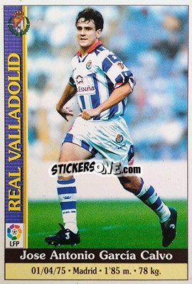 Cromo G. Calvo - Las Fichas De La Liga 1999-2000 - Mundicromo