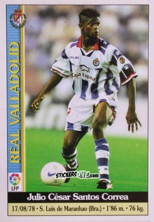 Figurina Julio Cesar - Las Fichas De La Liga 1999-2000 n. 205a - Mundicromo