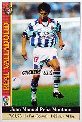 Cromo Peña - Las Fichas De La Liga 1999-2000 - Mundicromo