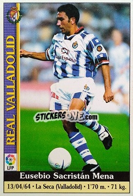 Sticker Eusebio - Las Fichas De La Liga 1999-2000 - Mundicromo
