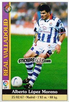 Figurina Alberto - Las Fichas De La Liga 1999-2000 - Mundicromo