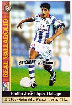 Sticker Emilio - Las Fichas De La Liga 1999-2000 - Mundicromo