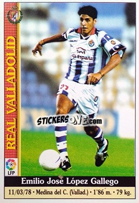 Sticker Emilio - Las Fichas De La Liga 1999-2000 n. 216a - Mundicromo