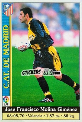 Sticker Molina - Las Fichas De La Liga 1999-2000 n. 219 - Mundicromo