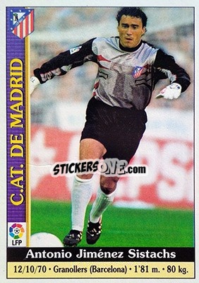 Sticker Toni - Las Fichas De La Liga 1999-2000 - Mundicromo