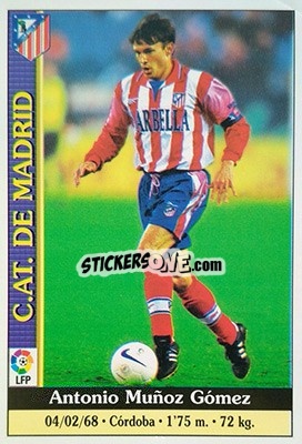 Cromo Toni - Las Fichas De La Liga 1999-2000 - Mundicromo