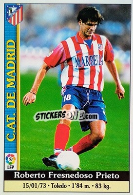 Sticker Roberto - Las Fichas De La Liga 1999-2000 - Mundicromo