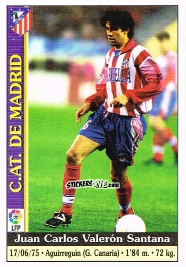 Sticker Valerón - Las Fichas De La Liga 1999-2000 n. 229 - Mundicromo