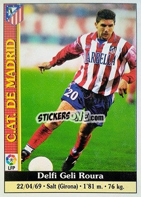 Cromo Geli - Las Fichas De La Liga 1999-2000 - Mundicromo