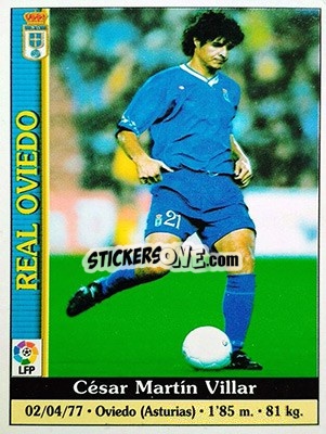 Sticker Cesar - Las Fichas De La Liga 1999-2000 - Mundicromo