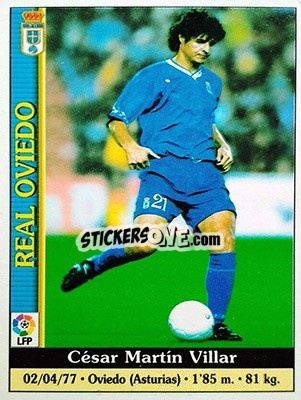 Cromo Cesar - Las Fichas De La Liga 1999-2000 - Mundicromo