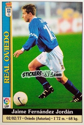 Sticker Jaime - Las Fichas De La Liga 1999-2000 - Mundicromo