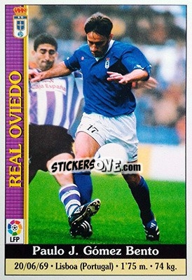 Cromo P.Bento - Las Fichas De La Liga 1999-2000 - Mundicromo