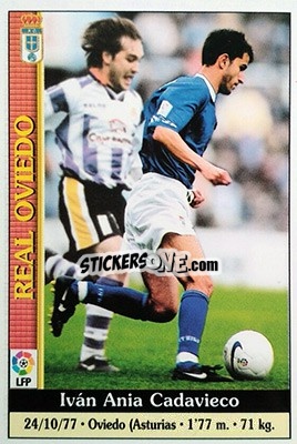 Sticker I. Ania - Las Fichas De La Liga 1999-2000 - Mundicromo