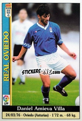 Cromo Amieva - Las Fichas De La Liga 1999-2000 - Mundicromo