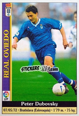 Cromo Dubovsky - Las Fichas De La Liga 1999-2000 - Mundicromo