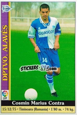 Sticker Contra - Las Fichas De La Liga 1999-2000 - Mundicromo