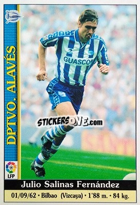 Cromo J.Salinas - Las Fichas De La Liga 1999-2000 - Mundicromo